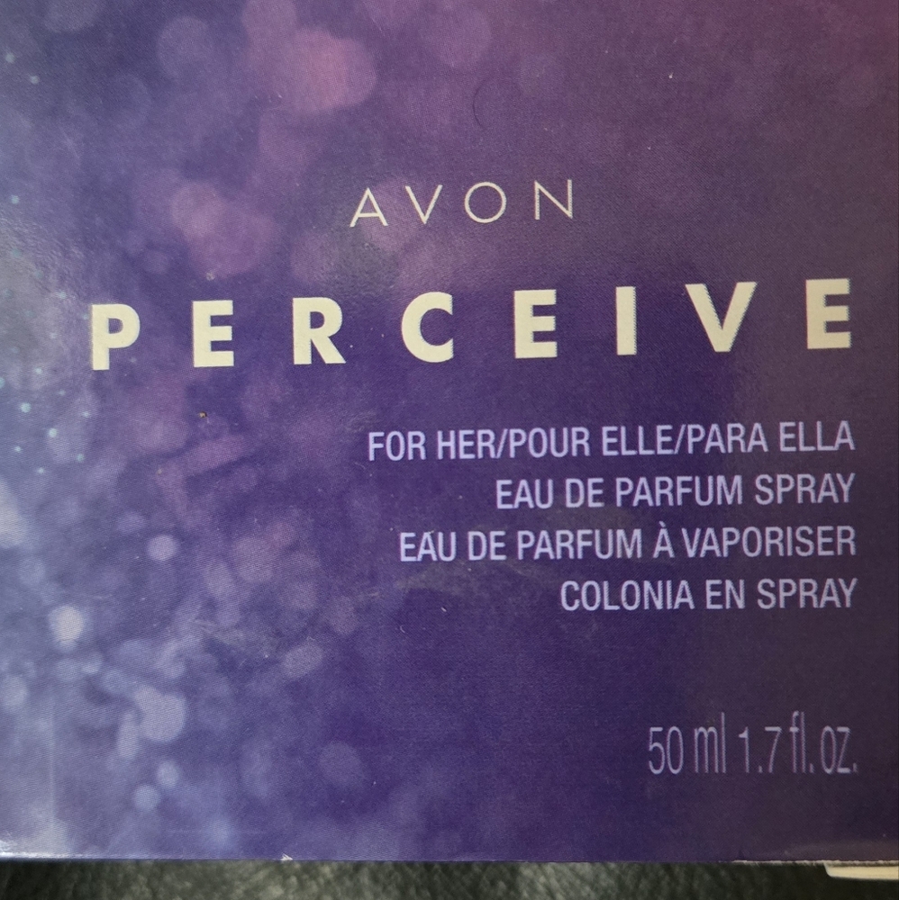 Avon Perceive Fragrance In Gorgeous Crstal Star Bottle 1.7floz - Picture 2 of 4